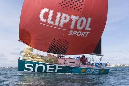 27 03 08- La Grande Motte- (FRA,34) Transat AG2R 2008- Jean-Paul Mouren- Laurent Pellecuer
