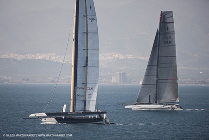 11 02 2010 - Valencia (ESP) - 33rd America's Cup - BMW ORACLE Racing - Day off 2