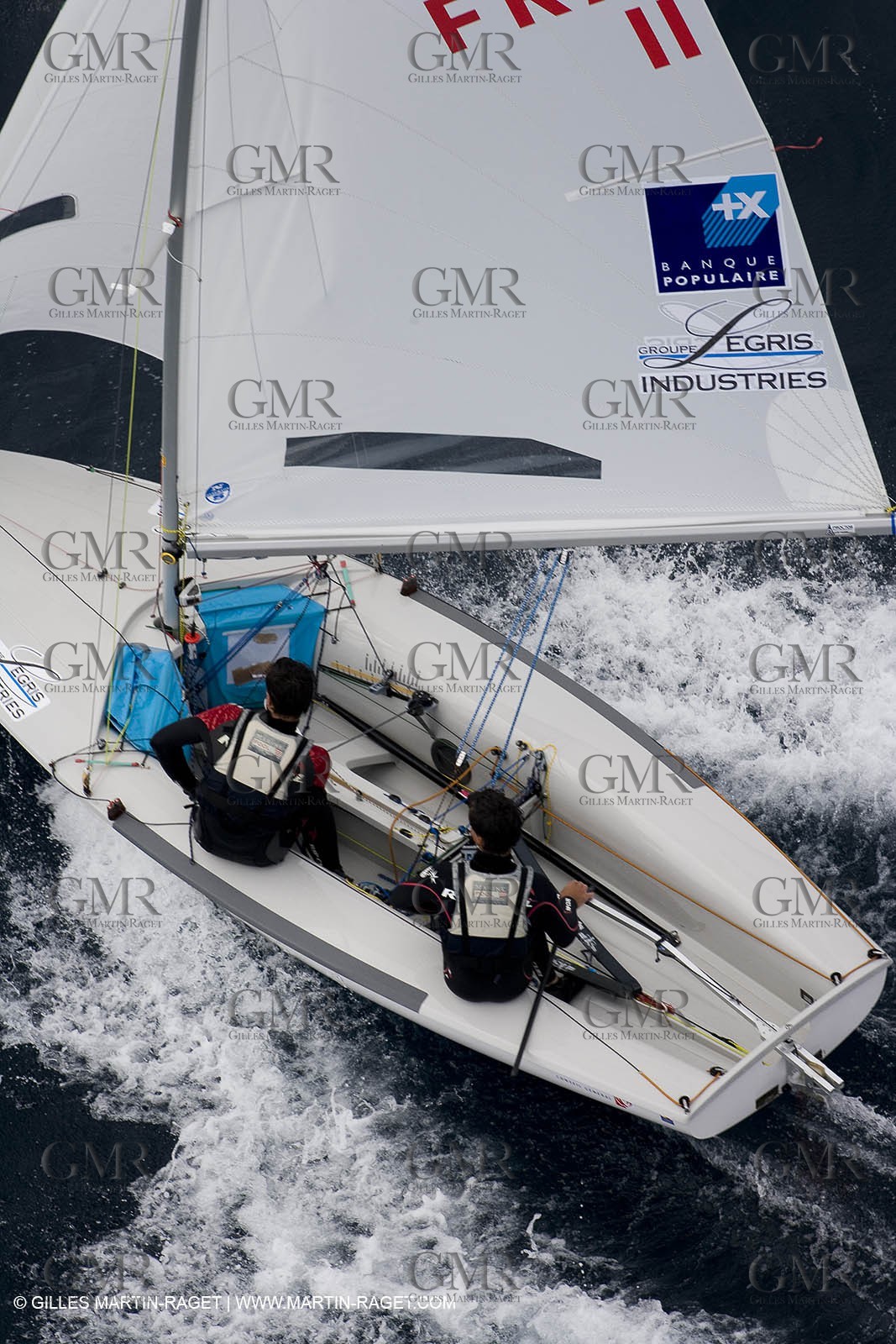 26 04 2007 - 2007 Semaine Olympique Française - Hyères (South of France) - Day 5 - Team France - 470 Homme - Bonnaud-Bonnaud
