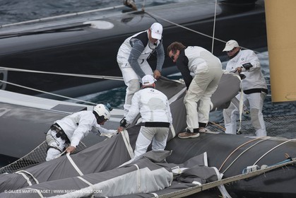 06 02 2010 - Valencia (ESP) - 33rd America's Cup - BMW ORACLE Racing - Last preparation day