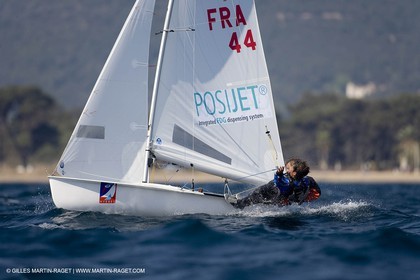 27 04 2007 - Semaine Olympique Française 2007 - Hyères - Jour 6 - Medal Race - Team France - 470 Homme - Leboucher-Garos
