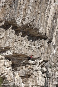 26 03 2009 - Marseille (FRA, 13) - Les Calanques - Sugiton - Les toits cliff