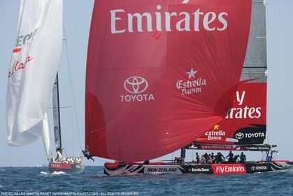 03 06 2007-Valencia (Spain)- 32nd America's Cup - Louis Vuitton Cup Final - Day 3