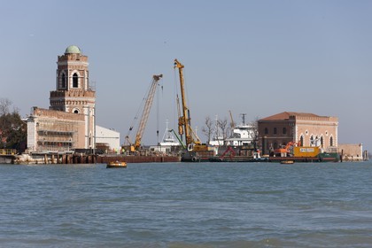 20 02 2012 - Venezia (ITA) - 34th America'sCup - Venezia 2012 America's Cup World Series - The Arsenale where the AC45 moorings, public village, media center and Club 45 will be located