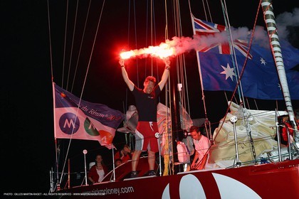 Imoca Class - 2002 Route du Rhum  - Nick Moloney - Arrivée en Guadeloupe -