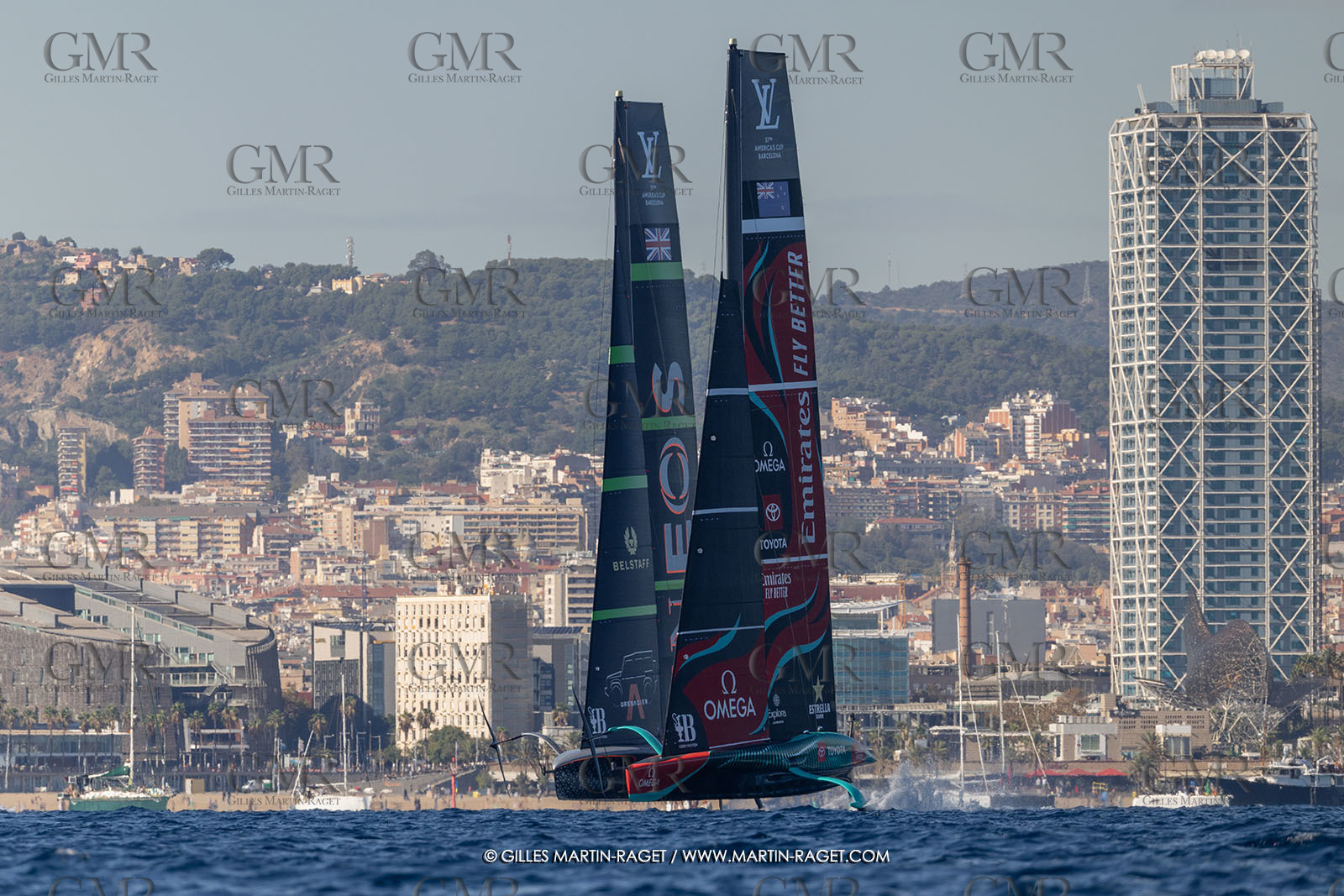 19 10 2024, Barcelona (ESP), Louis Vuitton 37th America's Cup, Final Match, Race Day 6