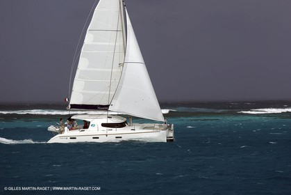 Cruising multihull sailing