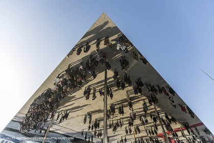 02 02 2013,  Marseille, FRA, 13, Inauguration de l'ombrière et du Vieux Port semi-piétonnier