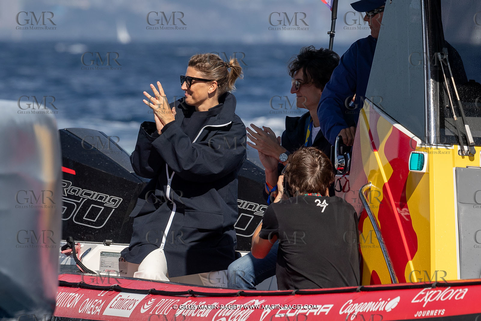 04 10 2024, Barcelona (ESP), 37th America's Cup, Louis Vuitton Cup Final, Race Day 7