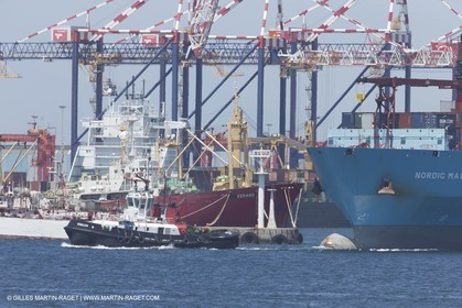 12 11 2014, Capetown (ZAF), Volvo Ocean Race 2014-15, Team Alvimedica goes back training