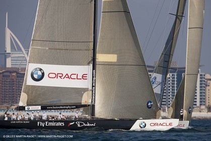 26 11 2010 - Dubai (UAE) - Dubai Louis Vuitton Trophy -1 2 final - BMW ORACLE Racing Vs All4One