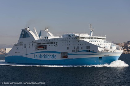 14 01 2012 - Marseille (FRA,13) - La Meridionale shipping company - the Piana off Marseille and the Calanques