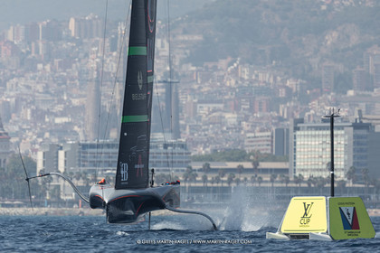 24 08 2024, Barcelona (ESP), Louis Vuitton 37th America's Cup, Louis Vuitton Prelilinary Regatta, Race Day 3