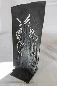 13 01 2023, Marseille (FRA,13), Oeuvre de Germaine Richier, Claire-voie n°3, 1956,, Bronze patiné foncé, Epreuve d'exposition, 35x18.5x14 cm, Collection particulière
