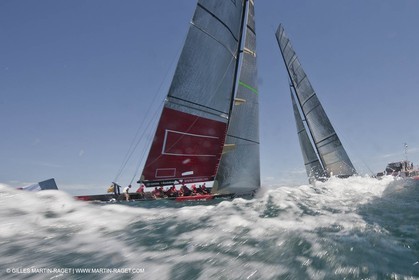 26 01 2009 - Auckland (NZL) - Louis Vuitton Pacific Series - BMW ORACLE Racing - Training