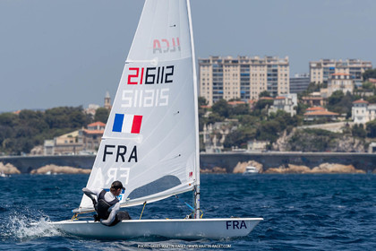 15 07 2023, Marseille (FRA), Paris 2024 Olympic Games Sailing Test Event, Day 6, Ilca 7 Medal race