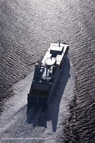 14 01 2012 - Marseille (FRA,13) - Compagnie La Méridionale - le Piana devant Marseille et les Calanques
