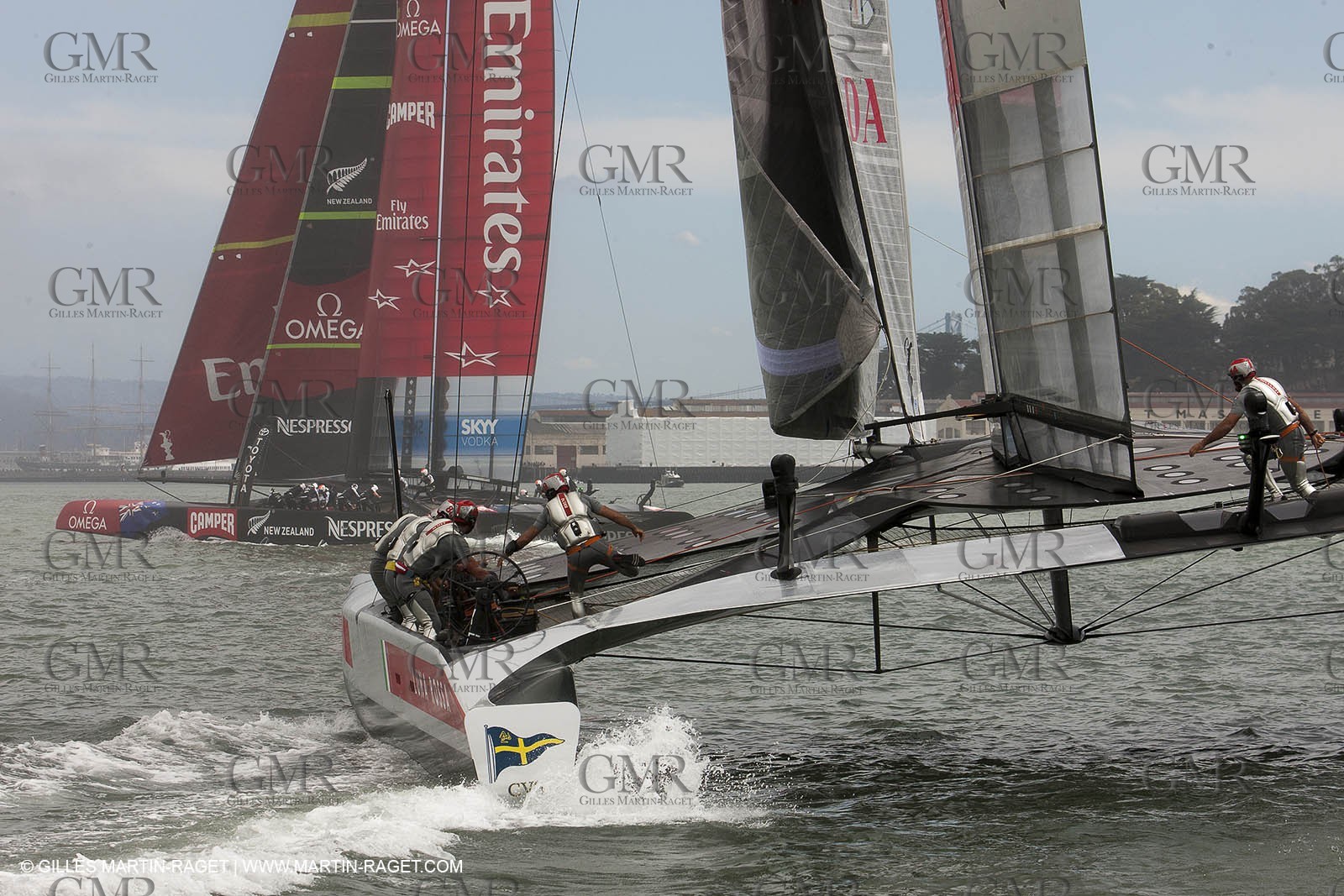 25 08 2013 - San Francisco (USA,CA) - 34th America's Cup - Louis Vuitton Cup Final, Day 7, Emirates Team New Zealand Vs Luna Rossa