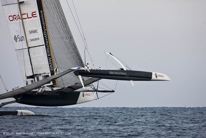 14 02 2010 - Valencia (ESP) - 33rd America's Cup - BMW ORACLE Racing - Race 2