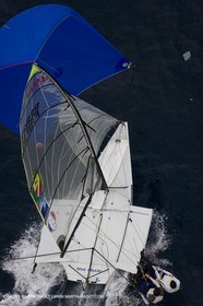 26 04 2007 - 2007 Semaine Olympique Française - Hyères (South of France) - Day 5 - Team France - 49er - LAGRAVIERE-CHRISTIDIS