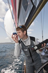 19 05 2010 - La Maddalena (ITA, Sardinia) Louis Vuitton Trophy - BMW ORACLE Racing - Training