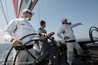 19 05 2010 - La Maddalena (ITA, Sardinia) Louis Vuitton Trophy - BMW ORACLE Racing - Training