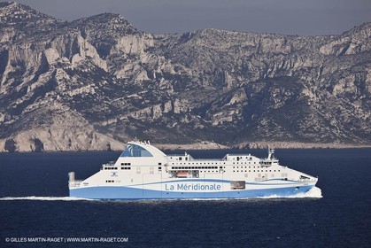 14 01 2012 - Marseille (FRA,13) - La Meridionale shipping company - the Piana off Marseille and the Calanques