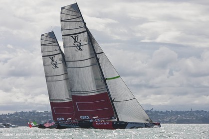 11 02 2009 - Auckland (NZL) -  Louis Vuitton Pacific Series -  Racing Day 11 - sail off