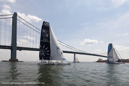 03 07 2012 - New York (USA, NY) -Krys Ocean Race prologuie - arrivée à New York