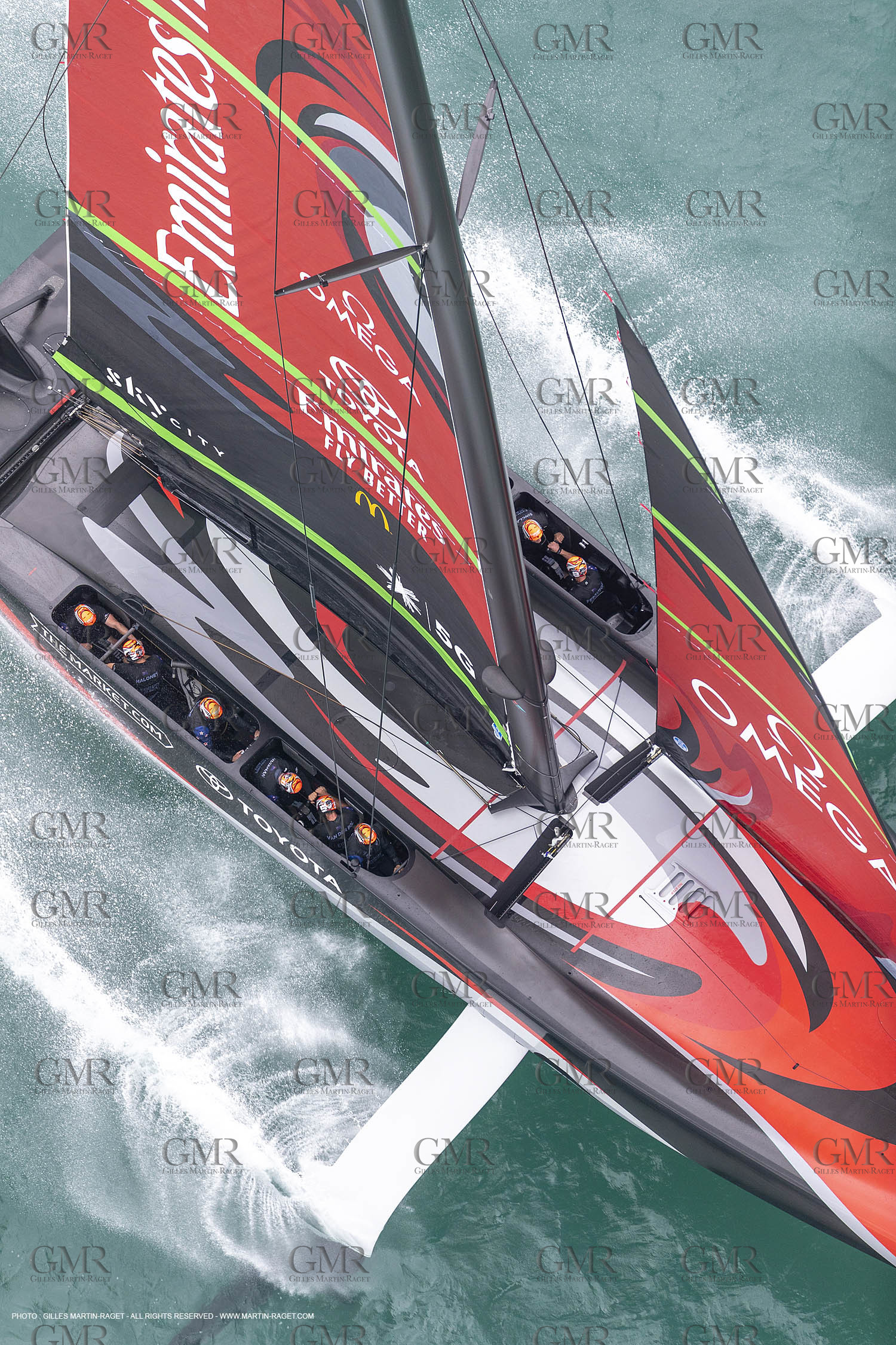 10 12 2020 - Auckland (NZL) - 36th America's Cup - Practice Sessions - Day 2 - Emirates Team New Zealand