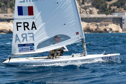 15 07 2023, Marseille (FRA), Paris 2024 Olympic Games Sailing Test Event, Day 6, Ilca 7 Medal race