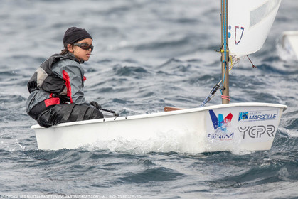 15 04 2016, Marseille (FRA,13), SNIM Dériveurs, Coupe Internationale de Printemps Optimist, Final Day
