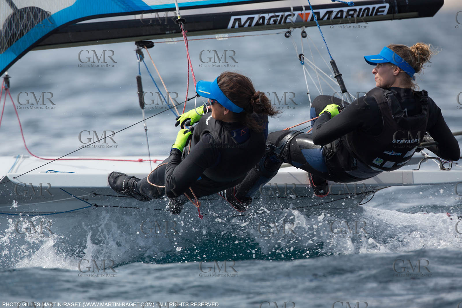 Marseille, (FRA,13), 2016 Rio Olympic Games, Sailing, 49er FX, Steyaert Sarah   Compan Aude (FRA)