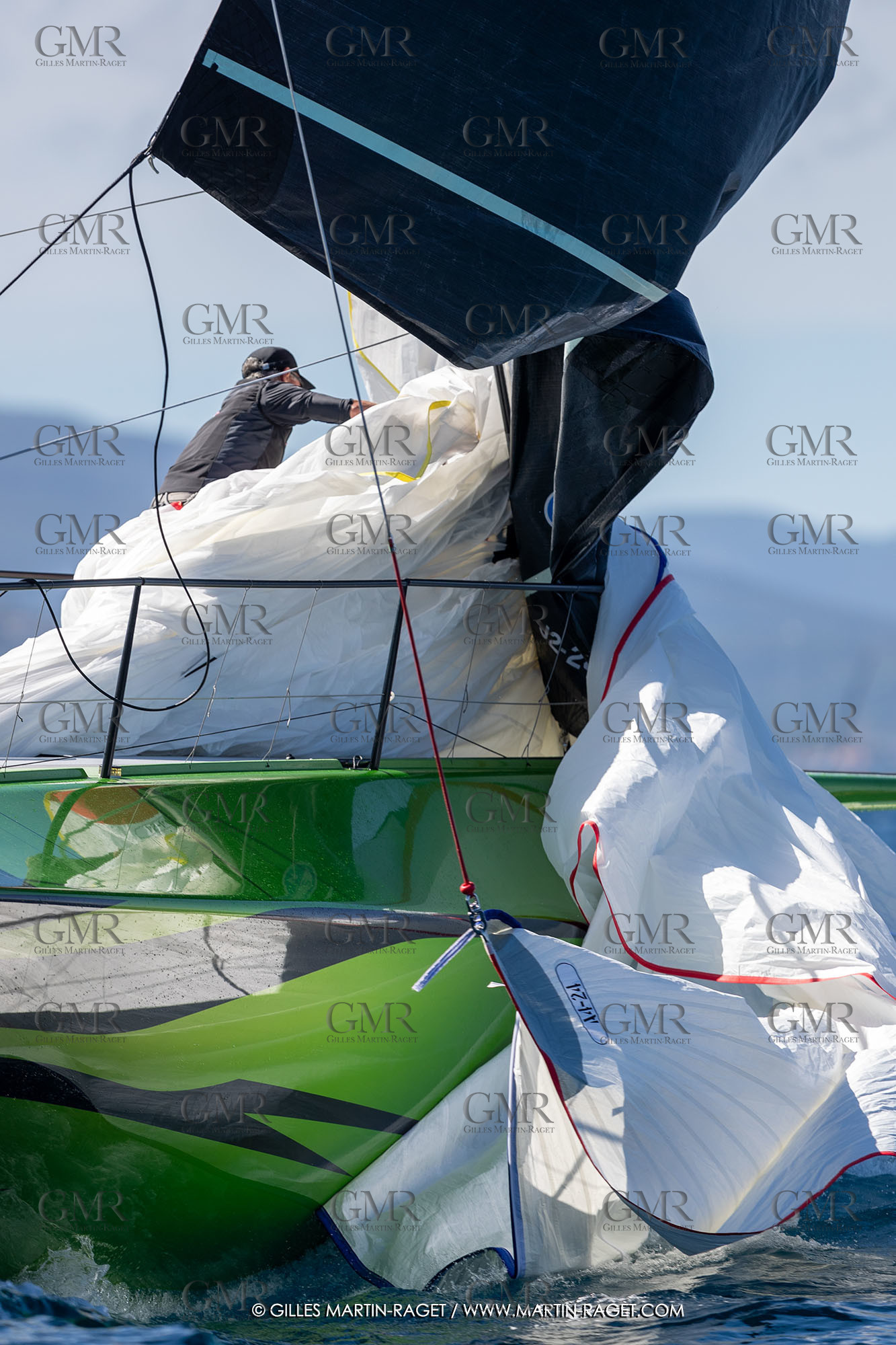 29 09 2024, Saint-Tropez (FRA), Les Voiles de Saint-Tropez 2024, Day 2, Trainings