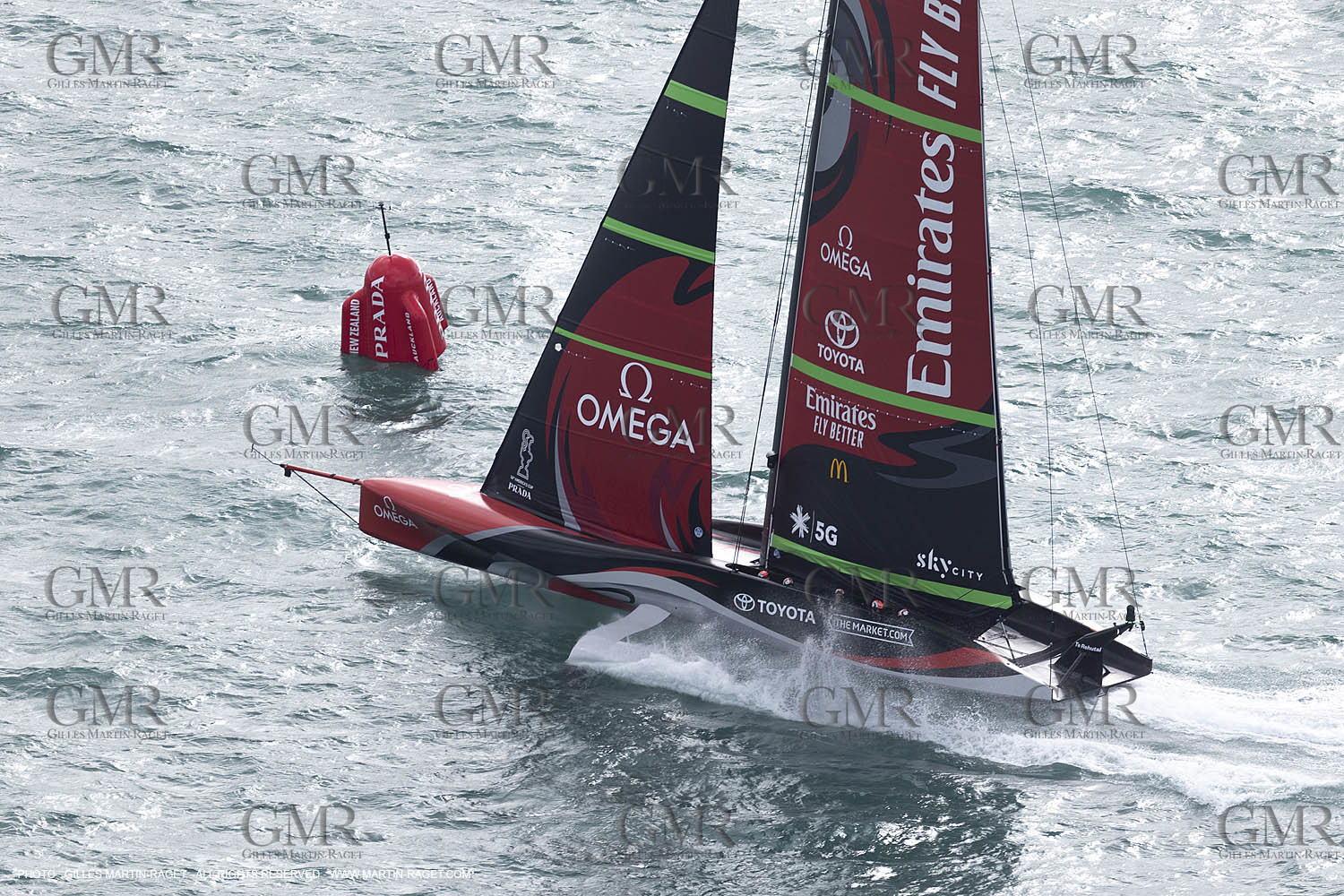 10 12 2020 - Auckland (NZL) - 36th America's Cup - Practice Sessions - Day 2 - Emirates Team New Zealand