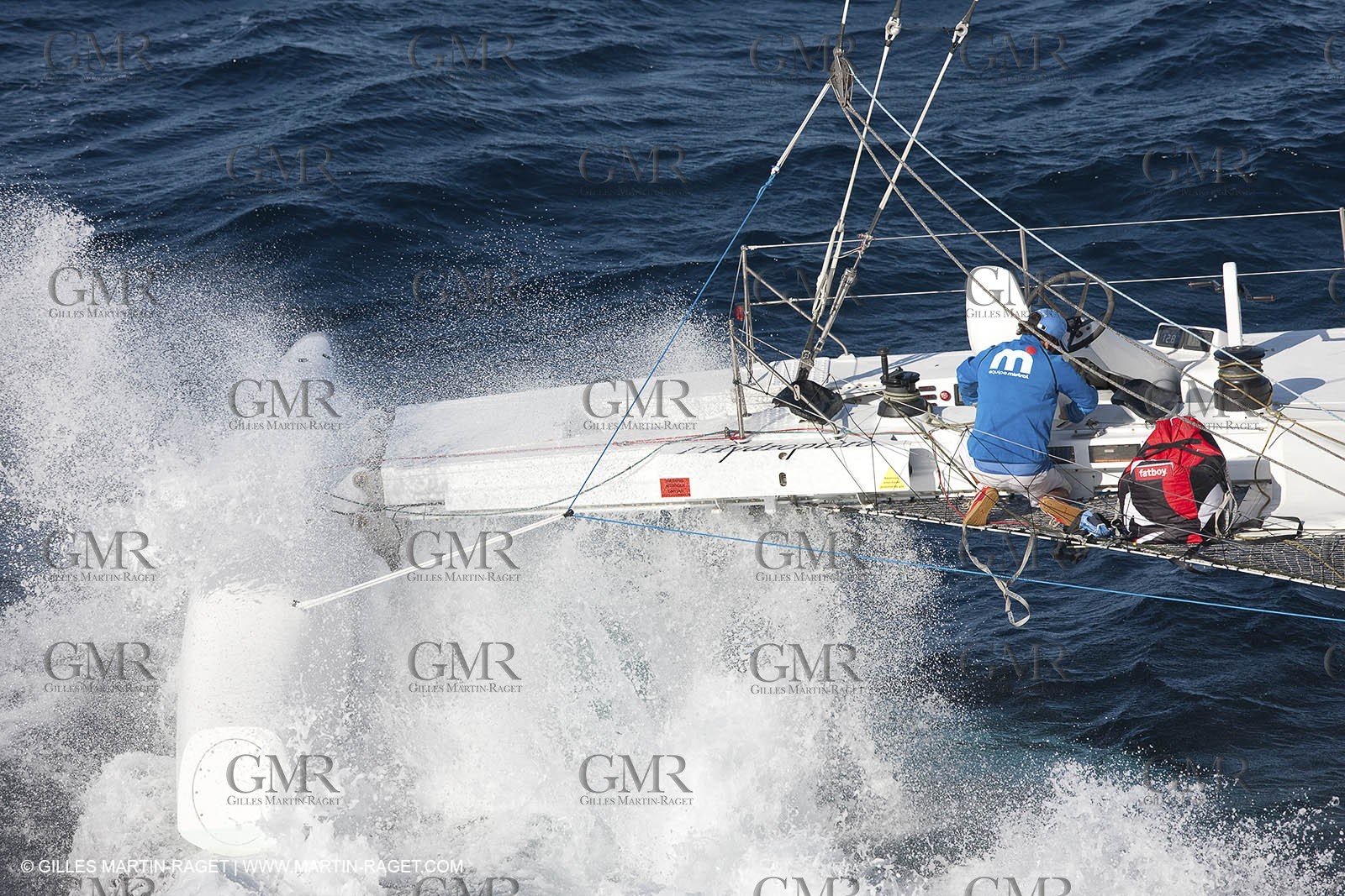 05 09 2009 - Hyères (FRA, 83) Hydroptère beat the overal sailing speed record with a run at 51,36 knts ( subjet to ratification by WSSRC)