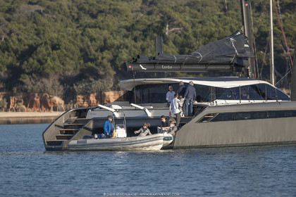 16 02 2019, Porquerolles (FRA,83), Gunboat 68 sail testing  3