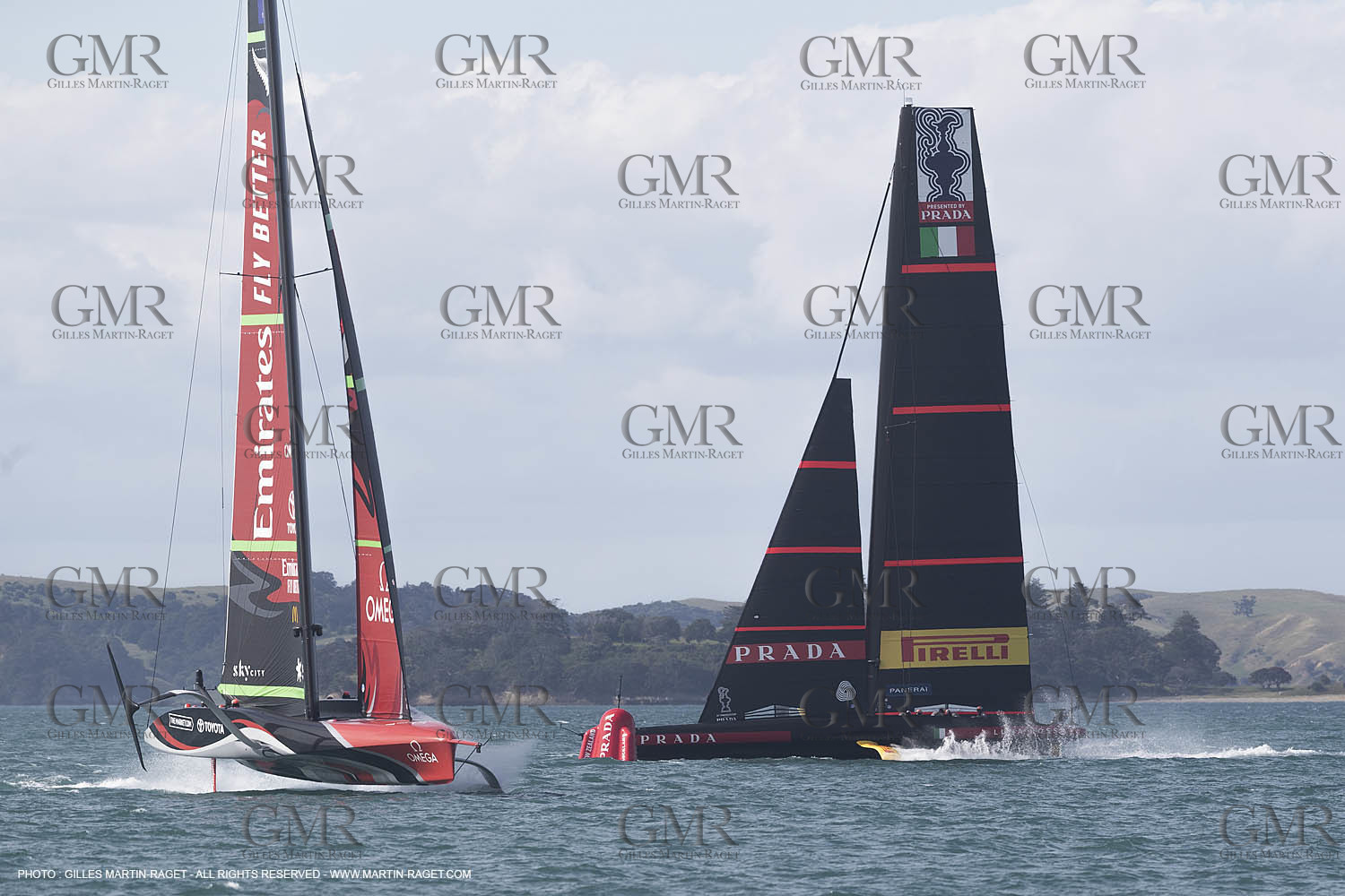 08 12 2020 - Auckland (NZL) - 36th America's Cup - Practice Sessions - Day 1