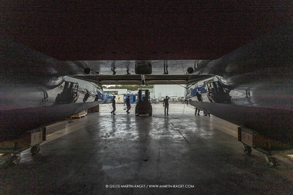 21 07 2020, La Grande Motte (FRA), Gunboat, Gunboat 68 SeaTilt out of the shed