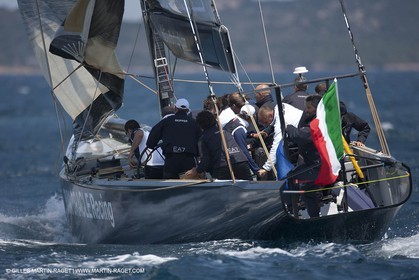 19 05 2010 - La Maddalena (ITA, Sardinia) Louis Vuitton Trophy - BMW ORACLE Racing - Training