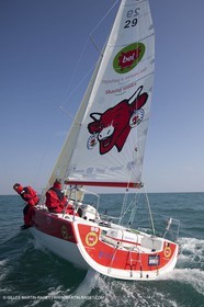 13 03 2010 - La Grande Motte   Port Camargue (FRA) - Groupe Bel - Entraînement Kito de Pavant   Sébastien Audigane en vue de la Transat AG2R 2010