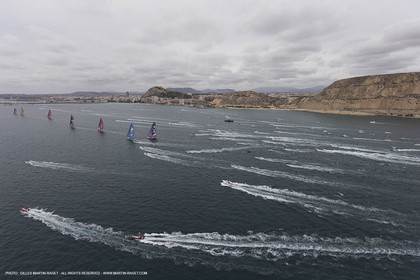 11 10 2014, Alicante (ESP), Volvo Ocean Race 2014-15, Team Alvimedica