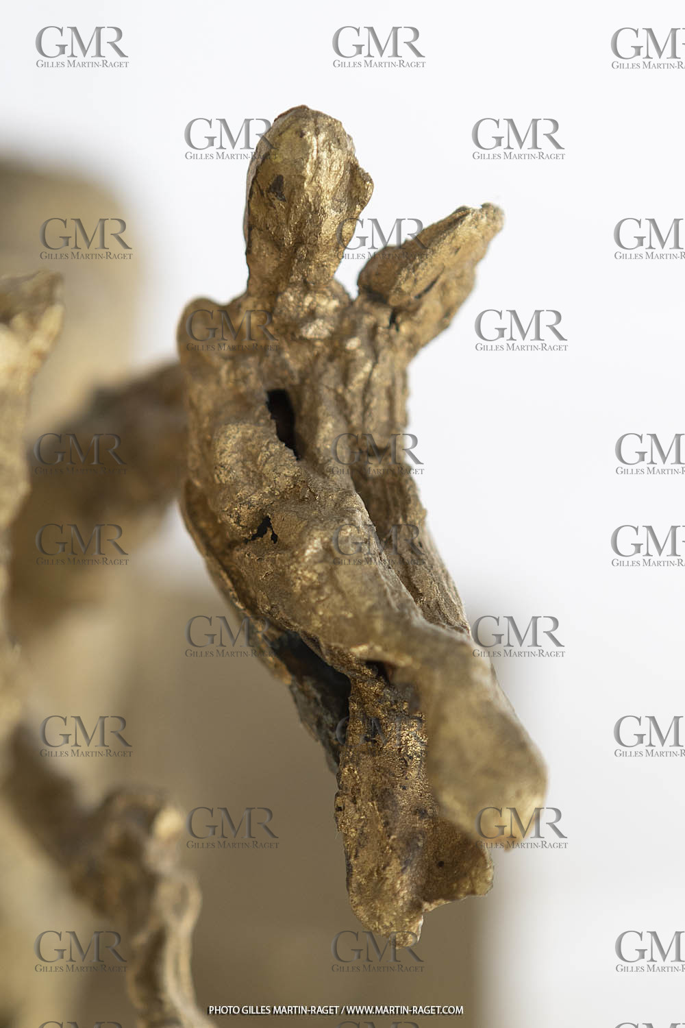 12 02 2020, Marseille (FRA,13), Oeuvre de Germaine Richier, Le Cheval à six têtes, petit 1955 ou 1956, Bronze naturel nettoyé, Numéroté Epreuve d'artiste, fondeur : L. Thinot, Paris, 35,5 x 38 x 18 cm, Collection particulière