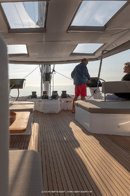 30 08 2018, Porto Vecchio (FRA, South Corsica) Chantier Fountaine-Pajot, Alegria 67