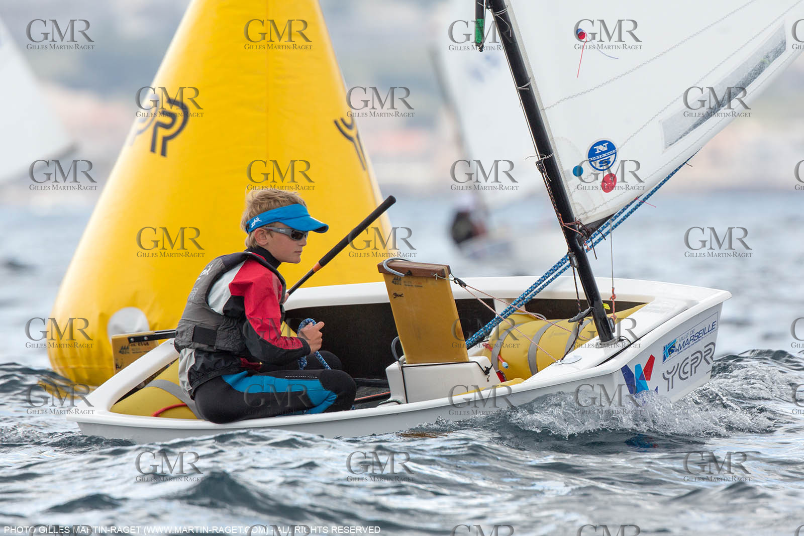 15 04 2016, Marseille (FRA,13), SNIM Dériveurs, Coupe Internationale de Printemps Optimist, Final Day
