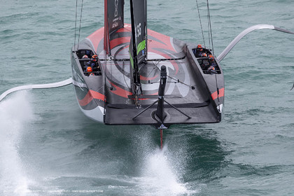 10 12 2020 - Auckland (NZL) - 36th America's Cup - Practice Sessions - Day 2 - Emirates Team New Zealand