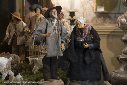 27 01 2018; L'isle sur Sorgue (FRA; 84); Les antiquaires; Crèche et santons de Jean-Jacques Bourgeois