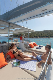 30 08 2018, Porto Vecchio (FRA, South Corsica) Chantier Fountaine-Pajot, Alegria 67