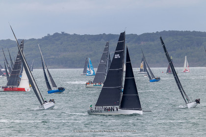 26 07 2025, Cowes (UK, IOW), Admiral's Cup 2025, Rolex Fastnet Race start,