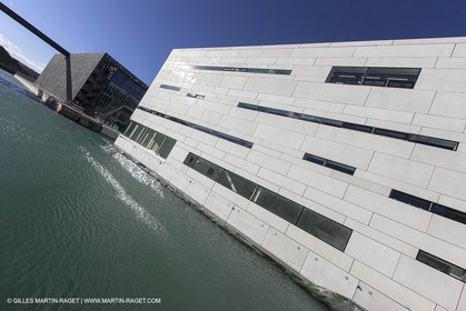 11 01 2013 - Marseille (FRA,13) - Marseille Provence 2013, Capitale européenne de la Culture, Ewplanade du J4, MUCEM et Villa Méditerrannée